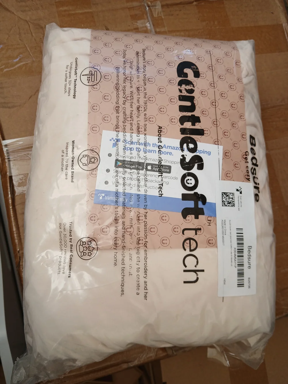 Plush Cream Duvet Cover Set - Brand: